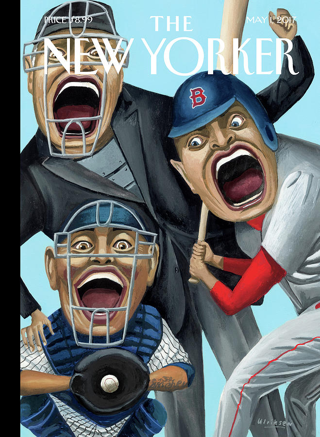 Baseball Emotions Painting - Strike Zone by Mark Ulriksen