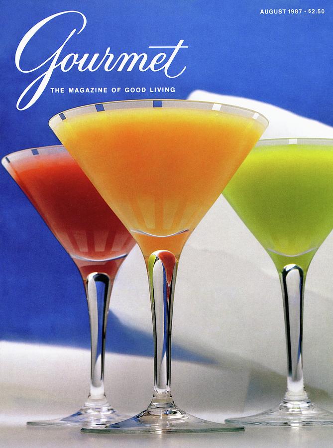 Vibrant Cocktail Trio Photograph - Summer Cocktails by Romulo Yanes