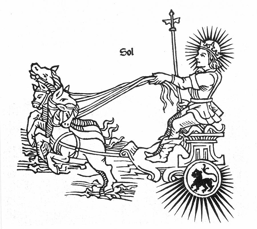 Sun God Helios, Or Sol by Granger