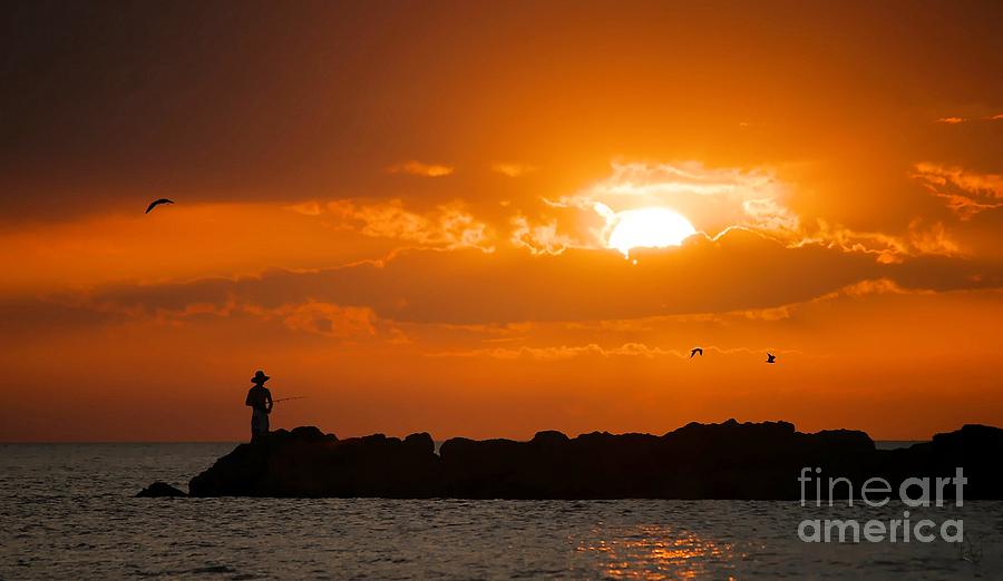 Sunset Serenity Photograph by Angela J Murray