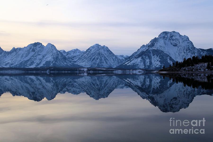 Teton Mirror Photograph by Adam Jewell