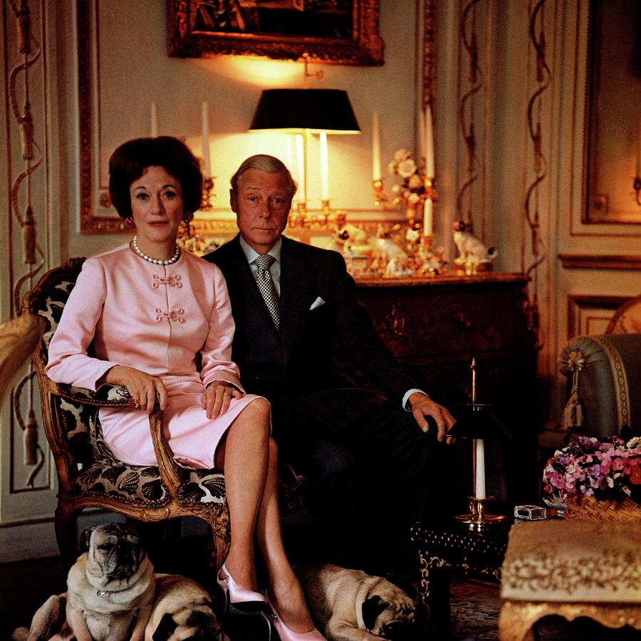 The Duke And Duchess Of Windsor In Their Paris by Horst P. Horst