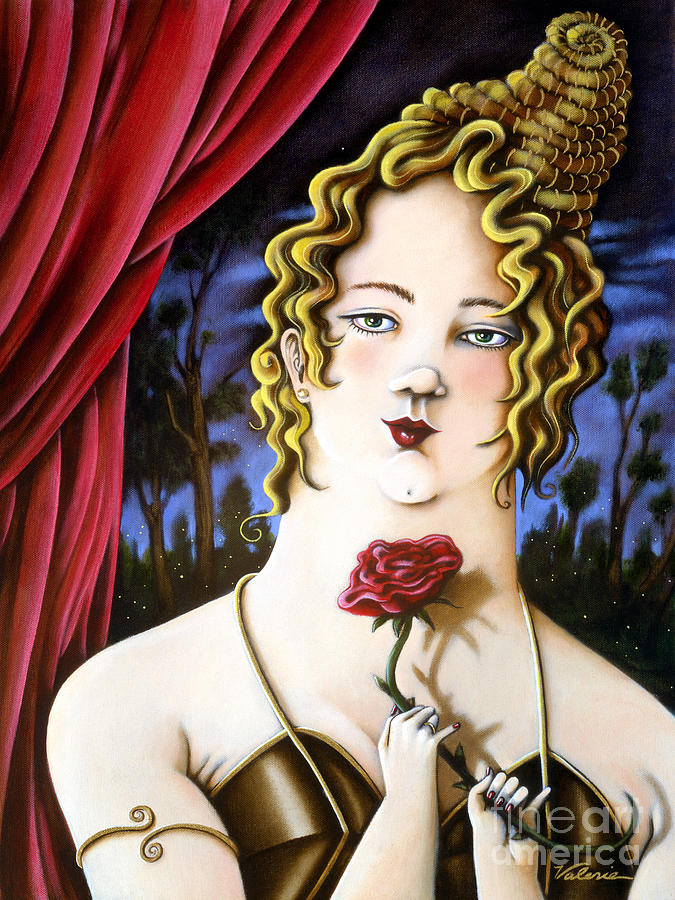 The Forgotten Woman Painting by Valerie White