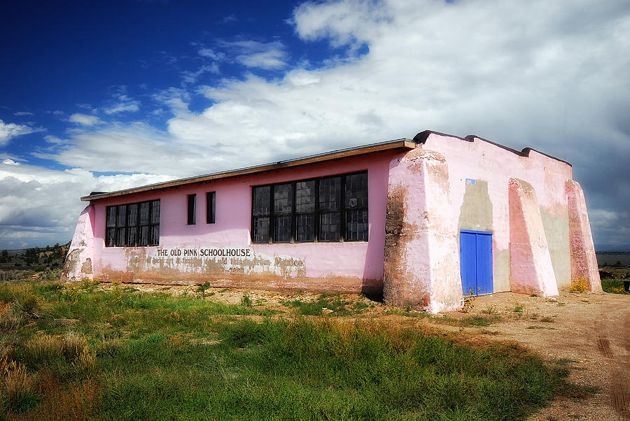 The Old Pink Schoolhouse Photograph by Ghostwinds Photography