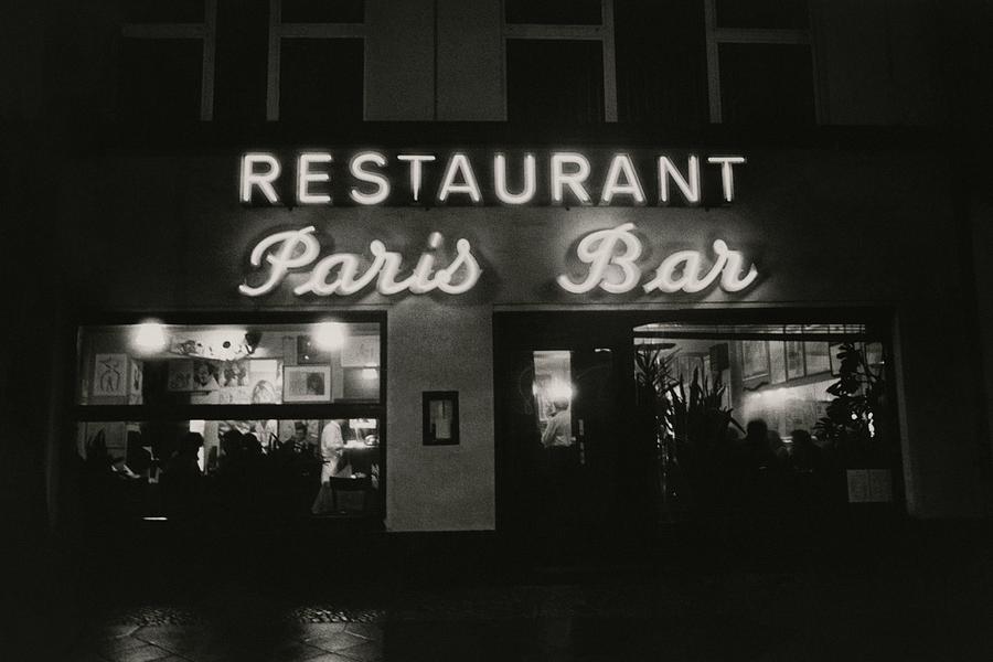 Paris Bar Restaurant at Night Photograph - The Paris Bar by Dominique Nabokov