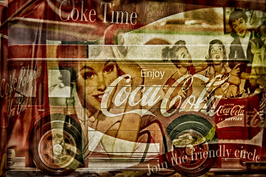 Vintage Coca-Cola Advertisement Photograph - The Real Thing by Susan Candelario