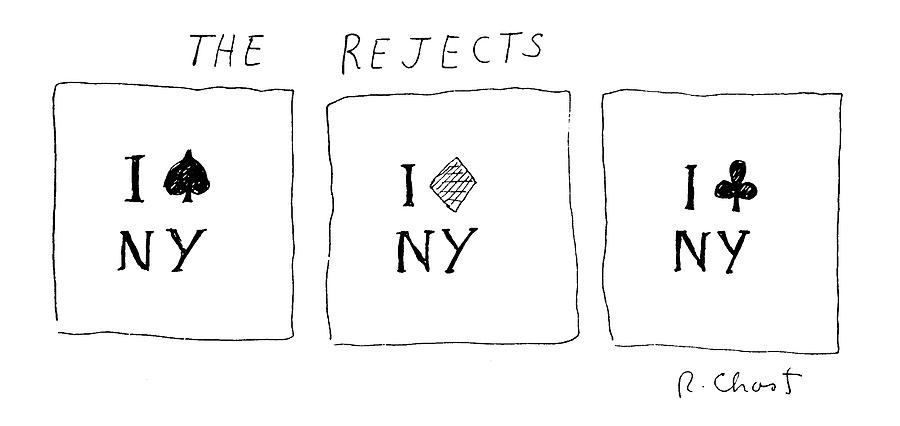 The Rejects Variation of I Love NY Drawing - The Rejects by Roz Chast