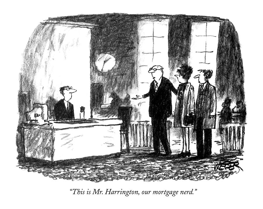 This Is Mr. Harrington Drawing by Robert Weber