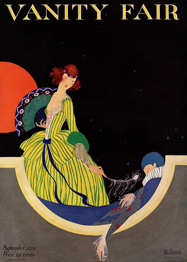 Vanity Fair Cover Featuring A Woman Holding by Rita Senger