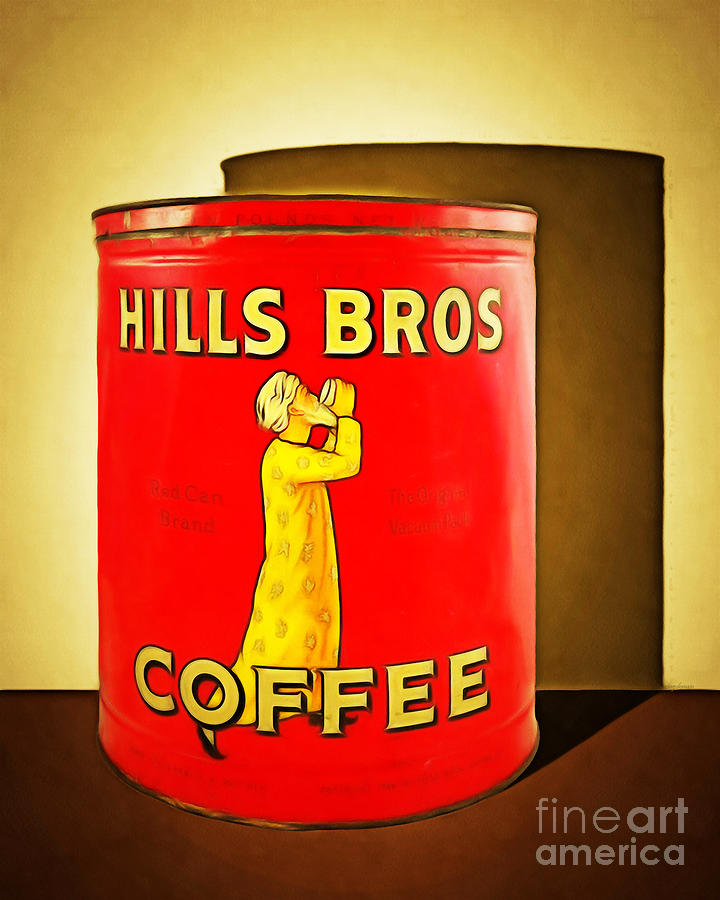Vintage Hills Brothers Coffee 20140918brunaille by Wingsdomain Art