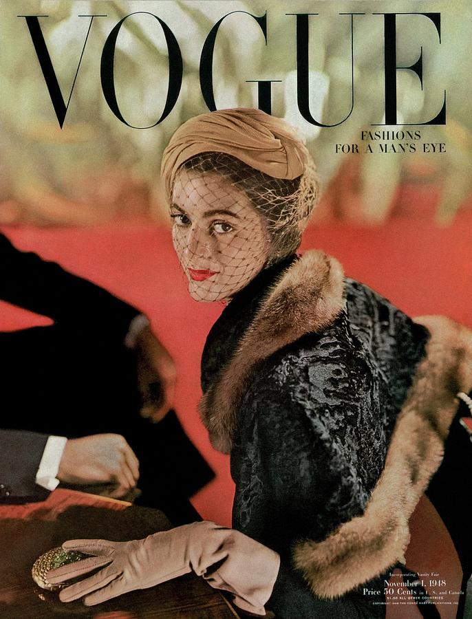 Vogue Cover Featuring Carmen Dell'orefice by John Rawlings