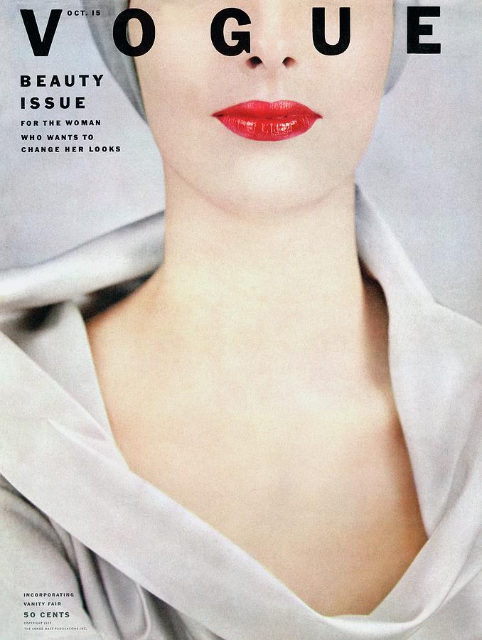 Vogue Cover Of Victoria Von Hagen by Erwin Blumenfeld