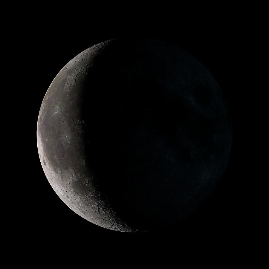 Waning Crescent Moon by Nasa / Gsfc-Svs / Science Photo Library