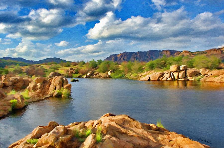 Wichita Mountains Painting by Jeffrey Kolker