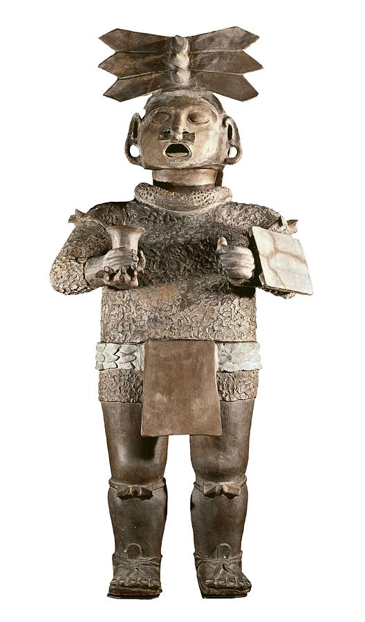 Xipe Totec. 500-650. Clay Sculpture by Everett
