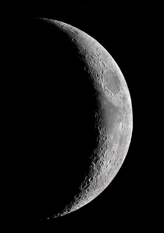 Waxing Crescent Moon #1 by John Sanford / Science Photo Library