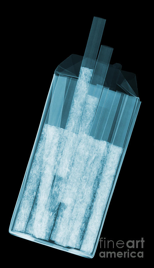 cigarette x Cigarettes, X-ray #2 by Ted Kinsman