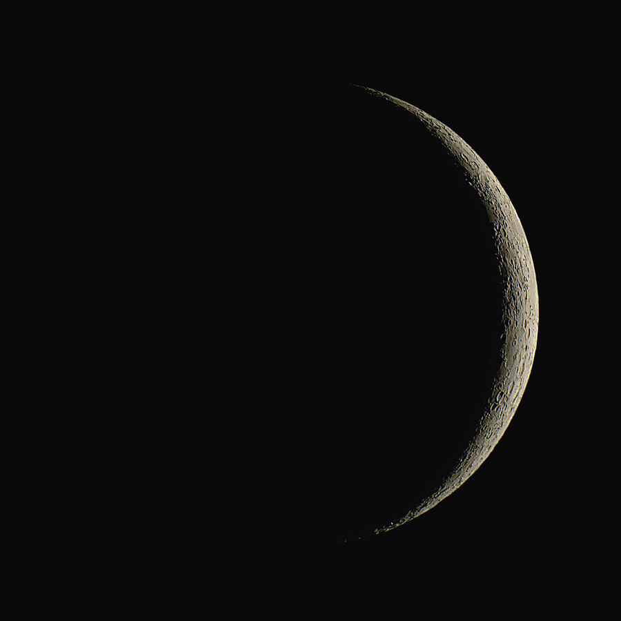 Waxing Crescent Moon #5 by Eckhard Slawik ⁄ Science Photo Library