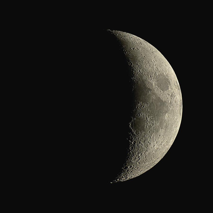 Waxing Crescent Moon #8 by Eckhard Slawik / Science Photo Library