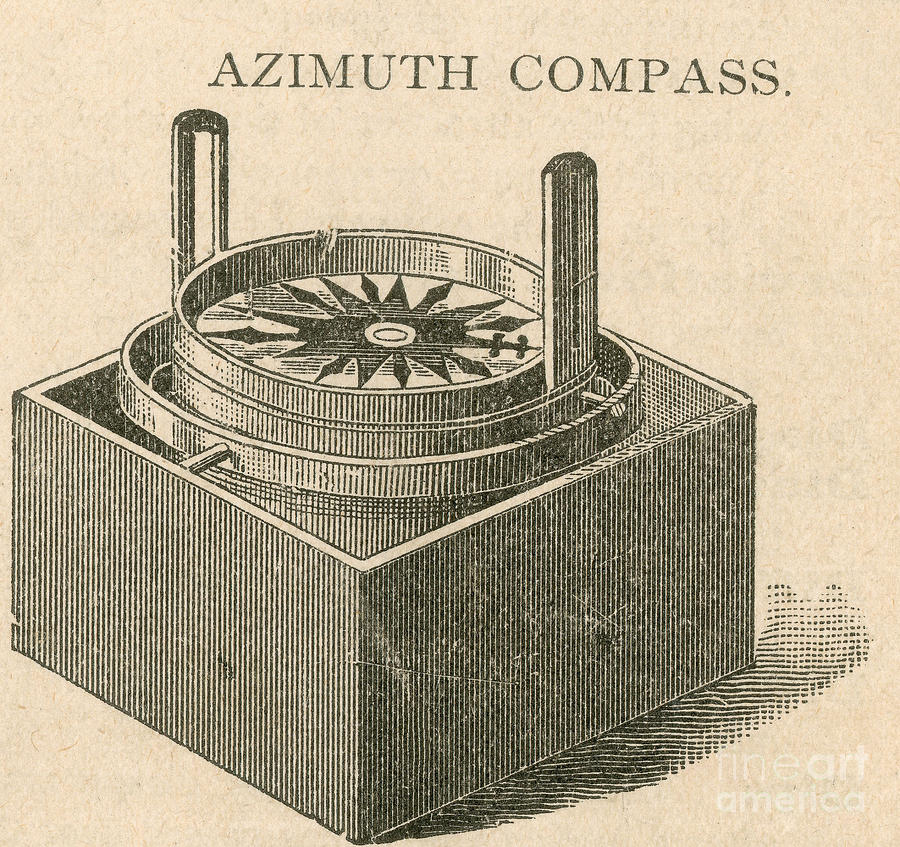 Azimuth Compass, Navigational Tool by Photo Researchers