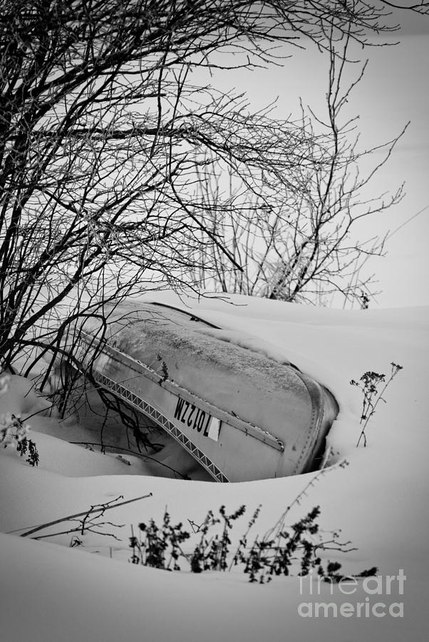Canoe Hibernation Photograph by Duluth To Door County Photography