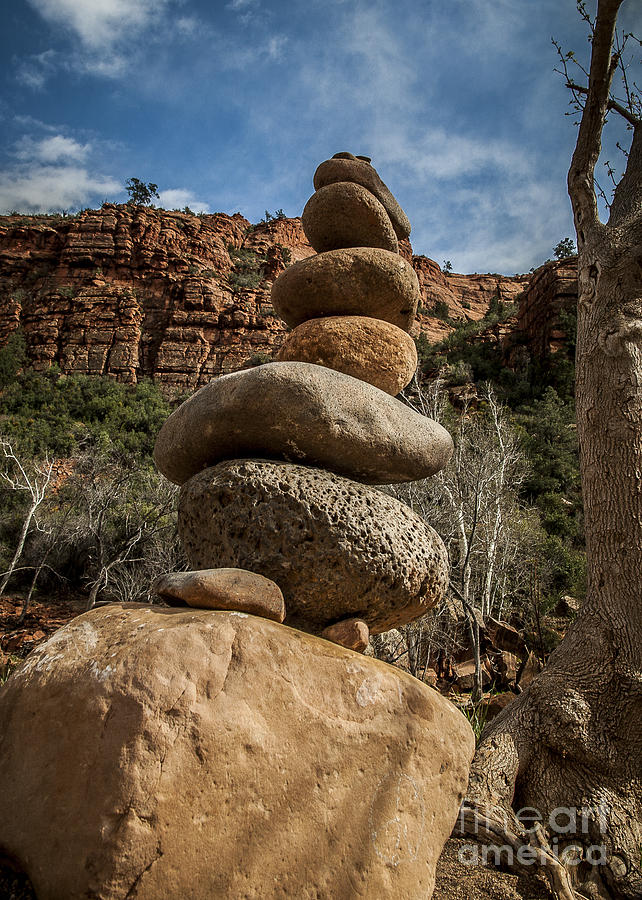 Castle Rock Cairn Photograph by Darcy Michaelchuk