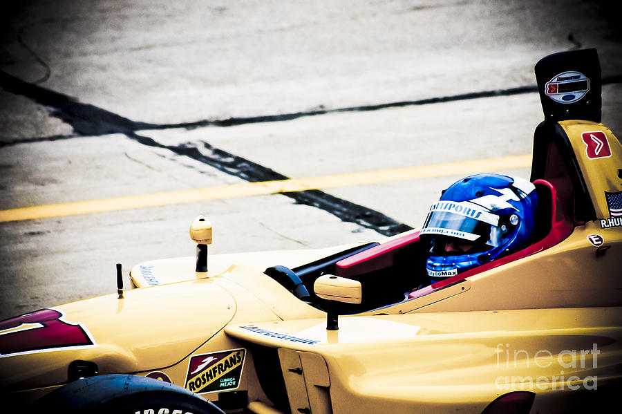 Champ Car Driver Photograph by Darcy Michaelchuk
