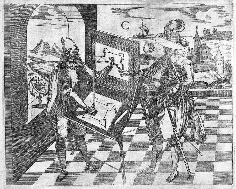 Demonstration Of Perspective by Middle Temple Library / Science Photo ...