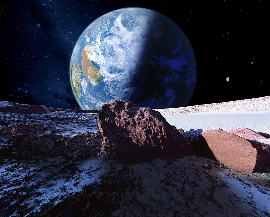 Earth-like Planet, Artwork by Detlev Van Ravenswaay / Science