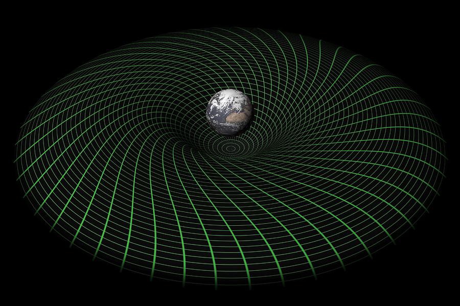 Earth's Gravity Well, Artwork by Mikkel Juul Jensen / Science