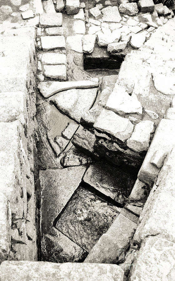 Inca Water System from Above Photograph by Darcy Michaelchuk