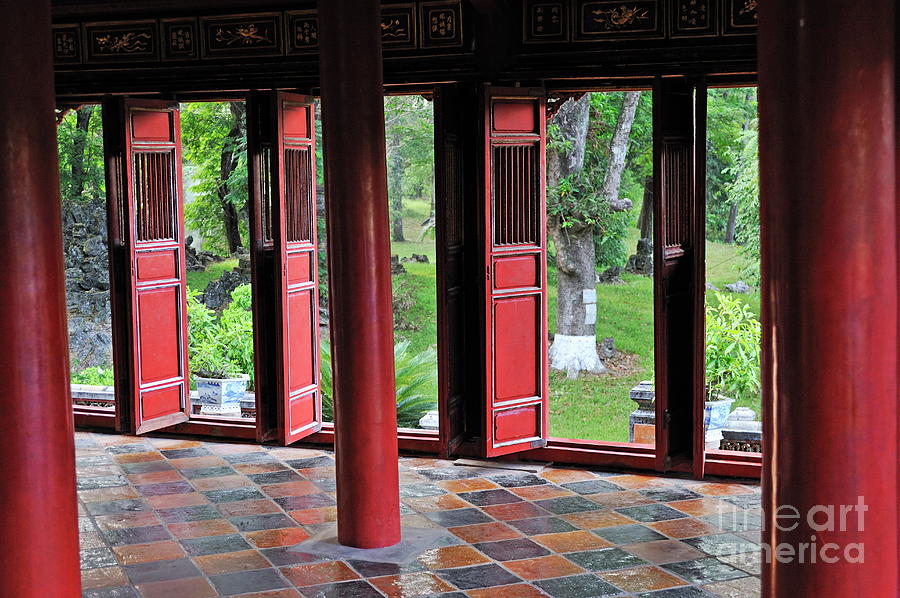 Inside a house at Ming Mang Mausoleum Photograph by Sami Sarkis Photography