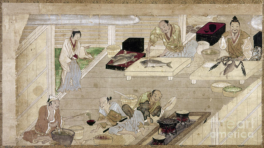 JAPAN: KITCHEN, c1375 by Granger