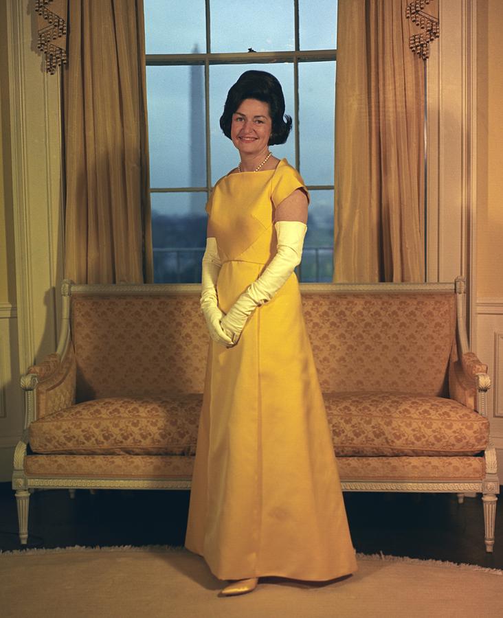 Lady Bird Johnsons Inaugural Gown. The by Everett Lady Bird Johnsons Inaugural Gown. The by Everett