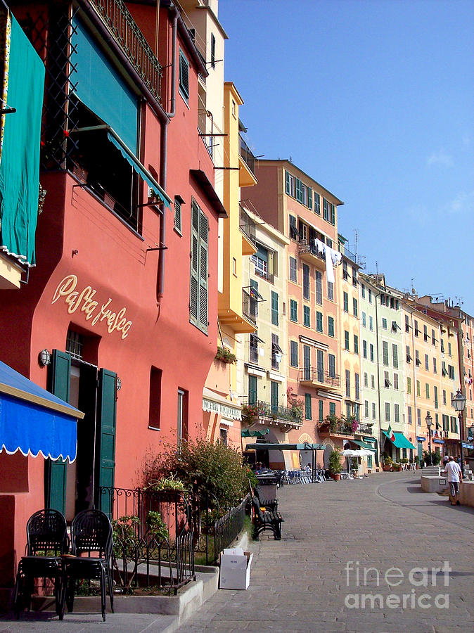 Main Street - Camogli Photograph by Roche Fine Art