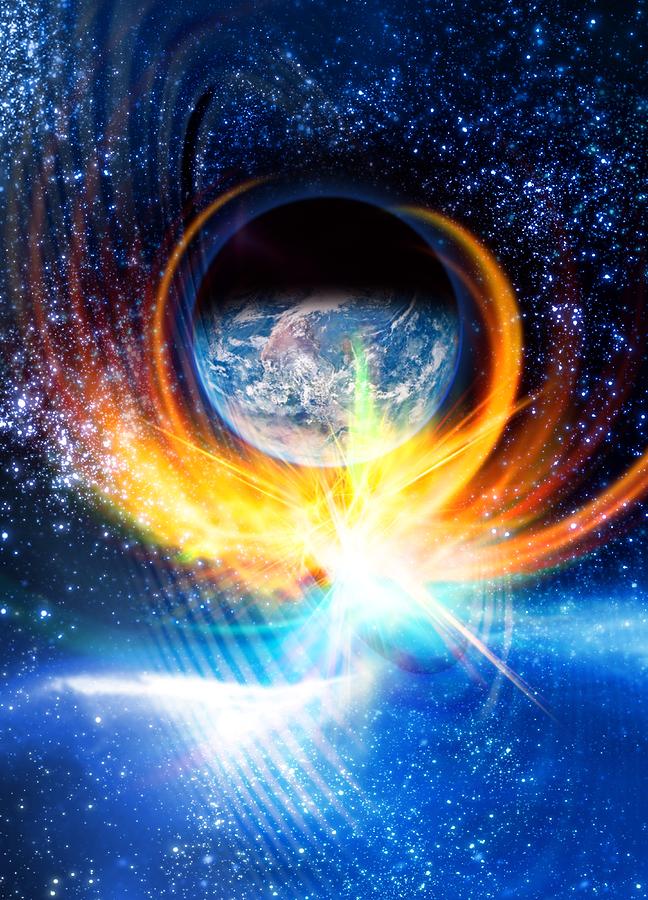 Solar Flare, Conceptual Artwork by Victor Habbick Visions