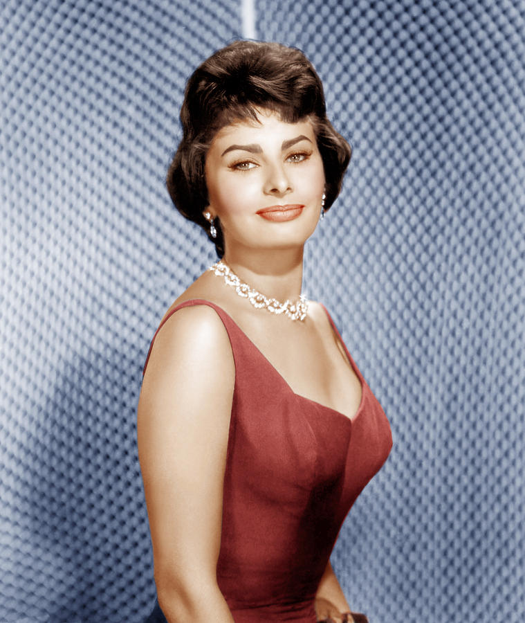 sophia loren evening dress Sophia Loren, Venice, 1955 main image 0