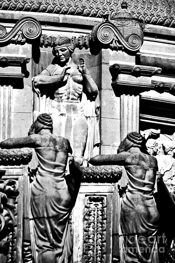 Statues at Exploratorium Photograph by Darcy Michaelchuk