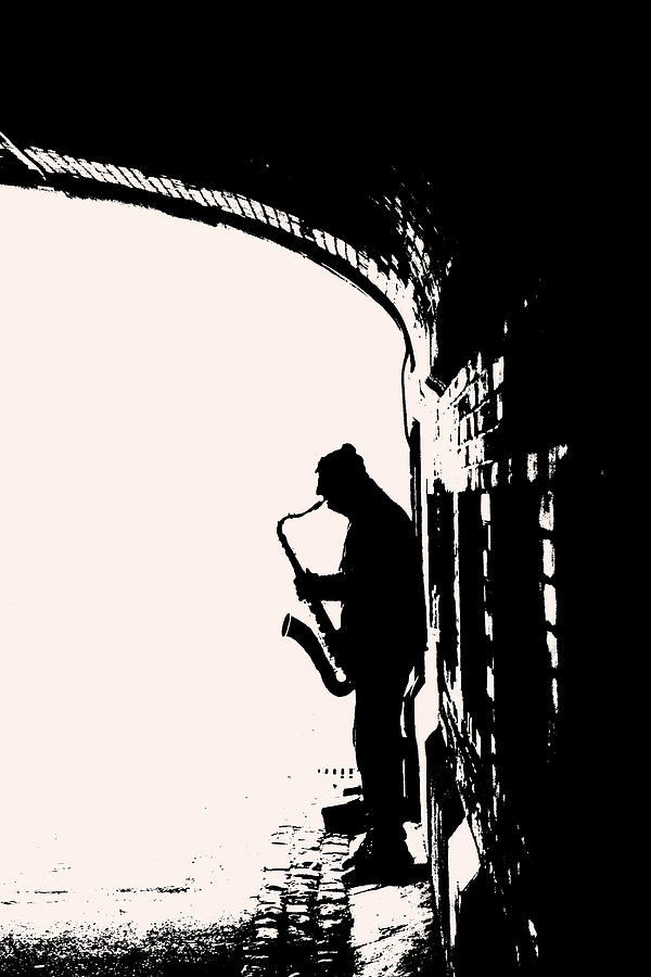 Street Sax Photograph by La Dolce Vita