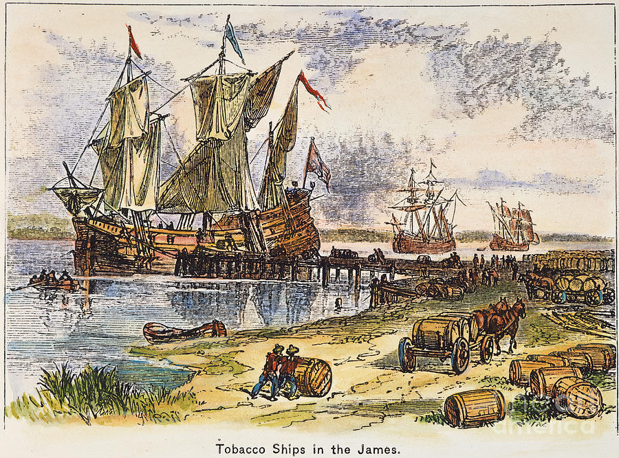TOBACCO SHIPS, 1600s by Granger