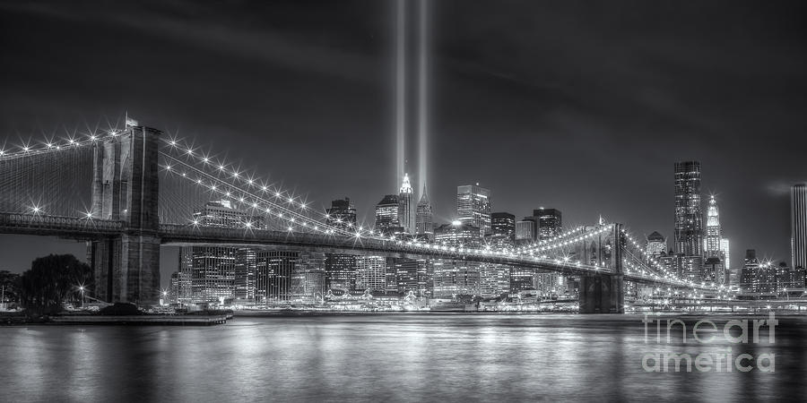 Tribute in Light VI Photograph by Clarence Holmes