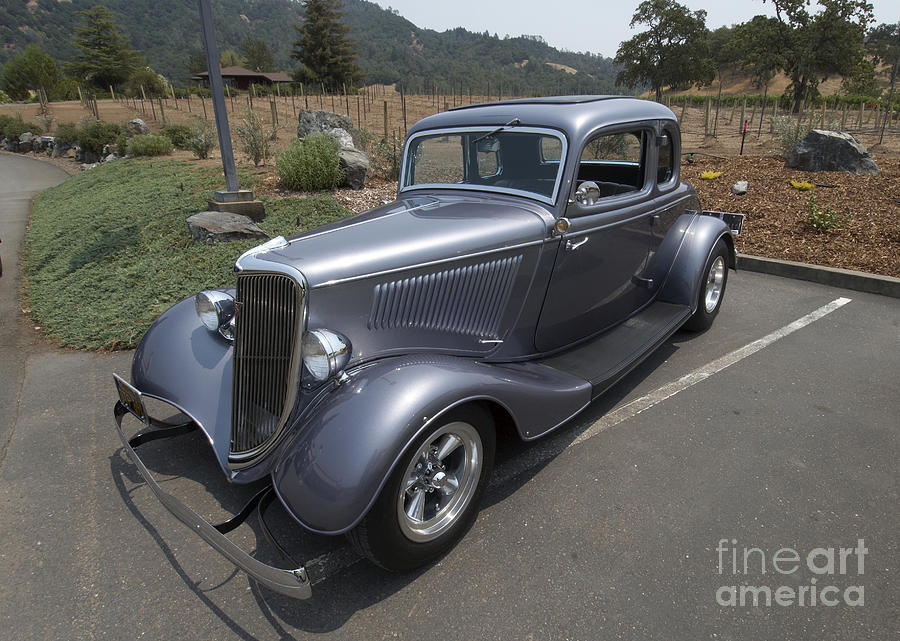 Vintage Car Alexander Valley Photograph by Blake Webster
