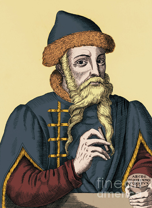 Johannes Gutenberg German Inventor #8 Jigsaw Puzzle by Photo