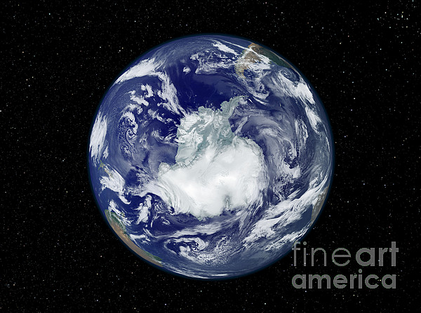 Antarctica From Space Jigsaw Puzzle by NASA/GSFC/Marit Jentoft