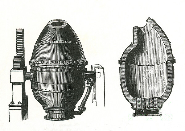 Bessemer Converter Tapestry by Science Source - Science Source Prints
