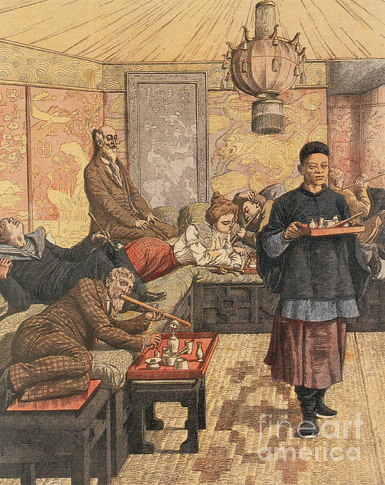 Opium Den In France, 1903 Zip Pouch by Science Source - Science