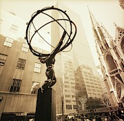 Atlas Sculpture In New York City #1 Photograph by Horst P. Horst