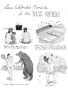 Less Celebrated Moments Of The Us Open #1 Drawing by Emily Flake