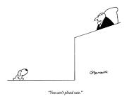 You Can't Plead Cute Drawing by Charles Barsotti