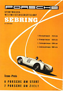 1968 Porsche Sebring Florida Poster Digital Art by Georgia Clare